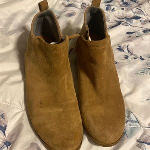 Tom’s booties! Gently worn with small weather spots